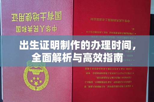 汝城出生证明制作的办理时间，全面解析与高效指南